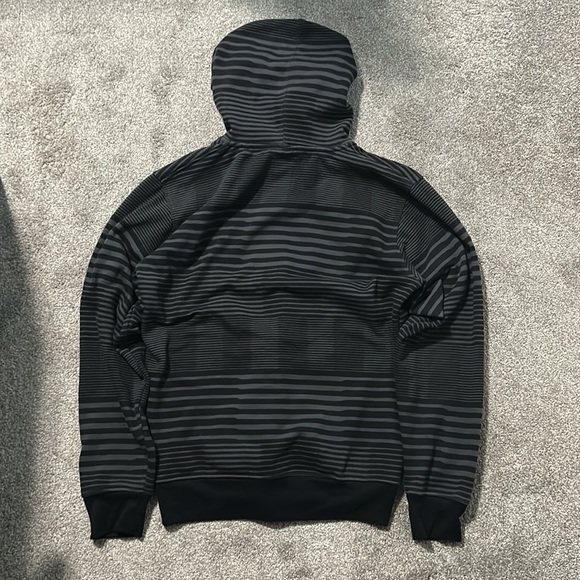 Y2K Striped River Island Black Hoodie - Picture 3 of 3